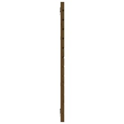 Tête de lit murale Marron miel 156x3x91,5 cm Bois massif de pin 