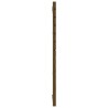 Tête de lit murale Marron miel 156x3x91,5 cm Bois massif de pin 