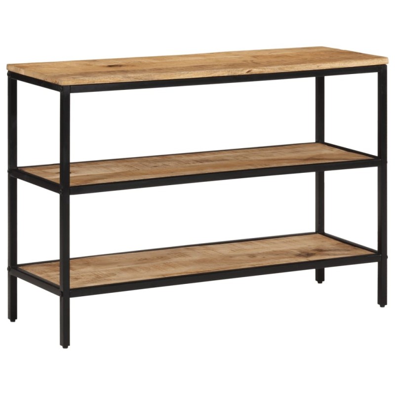 Table console 100x35x70 cm bois de manguier massif brut Table console 100x35x70 cm bois de manguier massif brut