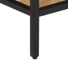 Table console 100x35x70 cm bois de manguier massif brut 