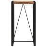Table de bar 60x55x110 cm bois de manguier massif brut 