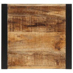 Table de bar 60x55x110 cm bois de manguier massif brut 