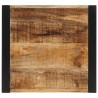 Table de bar 60x55x110 cm bois de manguier massif brut 