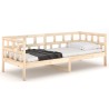 Lit de jour sans matelas bois de pin massif 90x190 cm 