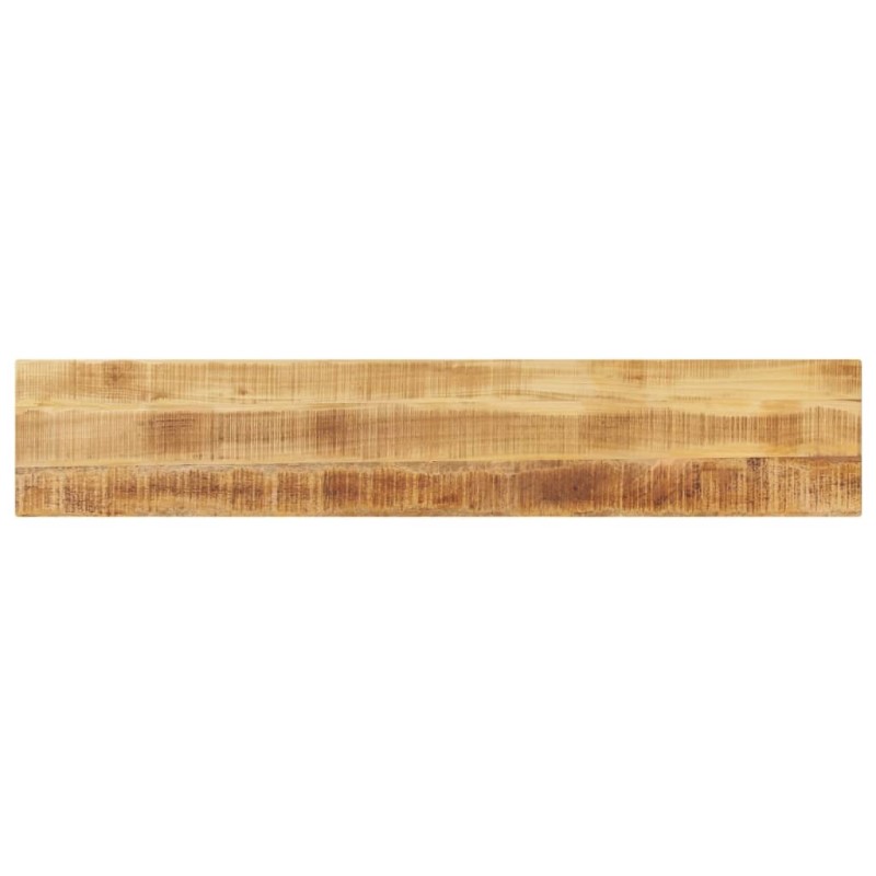 Dessus de table rectangulaire bois massif de manguier brut 