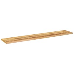 Dessus de table rectangulaire bois massif de manguier brut 