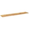 Dessus de table rectangulaire bois massif de manguier brut 