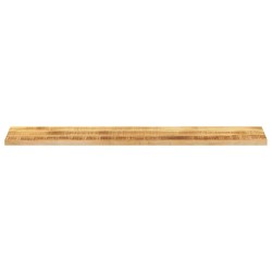 Dessus de table rectangulaire bois massif de manguier brut 