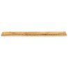 Dessus de table rectangulaire bois massif de manguier brut 