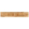 Dessus de table rectangulaire bois massif de manguier brut 