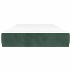Matelas de lit à ressorts ensachés 80x210x20 cm velours 
