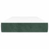 Matelas de lit à ressorts ensachés 80x210x20 cm velours 