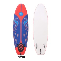 Planche de surf Bleu et Rouge 170 cm 