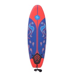Planche de surf Bleu et Rouge 170 cm 