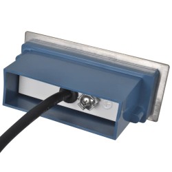 Lampes LED encastrée d'escalier 6 pcs 44x111x56 mm 