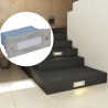 Lampes LED encastrée d'escalier 6 pcs 44x111x56 mm 