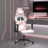 Chaise de jeu Blanc et rose Similicuir 
