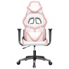 Chaise de jeu Blanc et rose Similicuir 