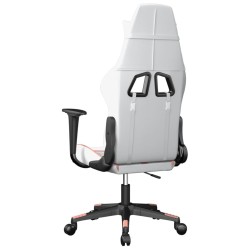 Chaise de jeu Blanc et rose Similicuir 
