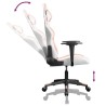 Chaise de jeu de massage Blanc et rose Similicuir 