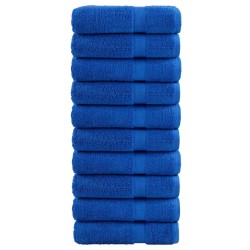 Serviettes de douche de qualité supérieure SOLUND 10 pcs bleu 