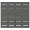 Tête de lit murale Gris 141x3x91,5 cm Bois massif de pin 