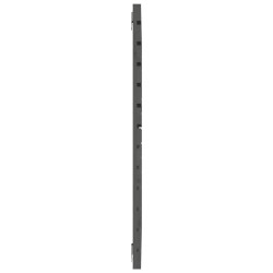 Tête de lit murale Gris 141x3x91,5 cm Bois massif de pin 