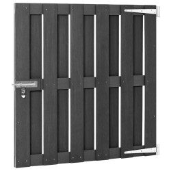 Portillon WPC 100x100 cm Gris 