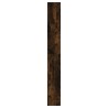Armoire à chaussures chêne fumé 60x21x163,5 cm bois ingénierie 