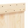 Tête de lit 200x104 cm bois massif de pin 