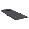 Coussins de chaise à dossier haut lot de 6 anthracite 
