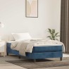 Matelas de lit à ressorts ensachés 80x210x20 cm velours 