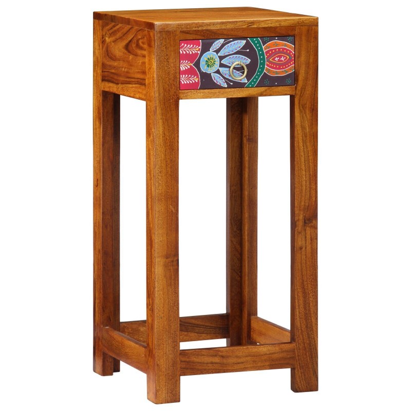 Support de téléphone35x35x75 cm en bois d'acacia massif 