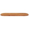 Dessus de table 140x50x3,8 cm ovale bois massif d'acacia 