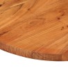 Dessus de table 140x50x3,8 cm ovale bois massif d'acacia 