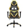 Chaise de jeu Noir et doré Similicuir 