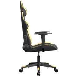 Chaise de jeu Noir et doré Similicuir 