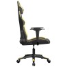Chaise de jeu Noir et doré Similicuir 