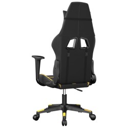 Chaise de jeu Noir et doré Similicuir 