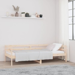 Lit de jour sans matelas 80x200 cm bois de pin massif 