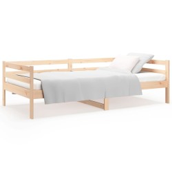 Lit de jour sans matelas 80x200 cm bois de pin massif 