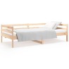 Lit de jour sans matelas 80x200 cm bois de pin massif 