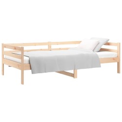 Lit de jour sans matelas 80x200 cm bois de pin massif 