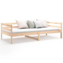 Lit de jour sans matelas 80x200 cm bois de pin massif 
