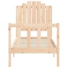 Cadre de lit sans matelas bois de pin massif 