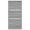 Armoire à chaussures sonoma gris 60x21x125,5 cm bois ingénierie 