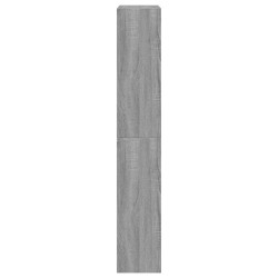 Armoire à chaussures sonoma gris 60x21x125,5 cm bois ingénierie 