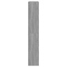 Armoire à chaussures sonoma gris 60x21x125,5 cm bois ingénierie 