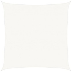 Voile d'ombrage 160 g/m² Blanc 7x7 m PEHD 