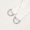 Voile d'ombrage 160 g/m² Blanc 7x7 m PEHD 